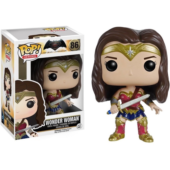 Funko Pop Wonder Woman #86 DC Comics Justice League Batman v Superman Figure - Picture 6 of 6